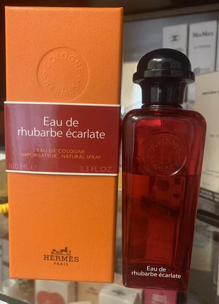 Eau de rhubarbe ecarlate — новый шедевр от известного во всем мире парфюмерного бренда hermes.