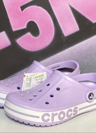 Крокс баябенд клог лавандові crocs bayaband clog lavender3 фото