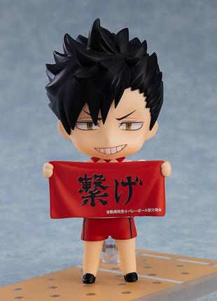 Оригинальная фигурка нендороид тецуро куро с аниме волейбол haikyu!! nendoroid tetsuro...