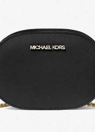 Сумка michael kors jet set travel small saffiano leather crossbody3 фото