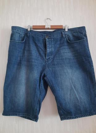 Шорты джинсовые мужские большого размера объем талии 116см