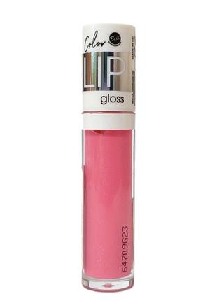 Блиск для губ bell color lip gloss №4 із шиммером