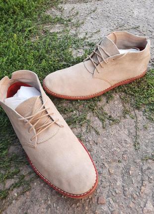 Замшеві оксфорди черевики timberland earthkeepers chukka2 фото