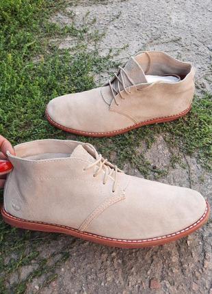 Замшеві оксфорди черевики timberland earthkeepers chukka1 фото