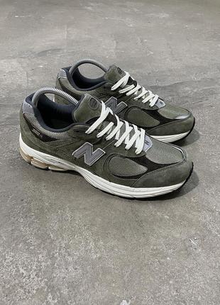 Кроссовки new balance 2002r olive brown