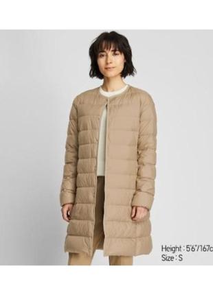 Новое ультратонкое пальто uniqlo юникло м