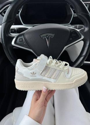 Натуральные кроссовки adidas forum new beige.