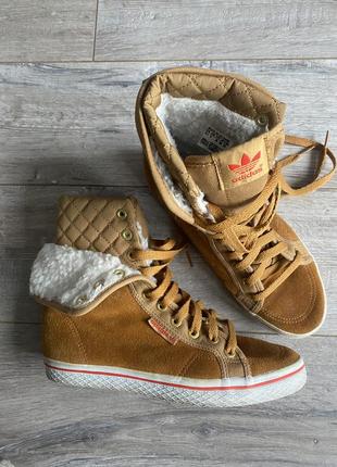 Винтажные кеды кроссовки adidas originals tenis hi collegiate