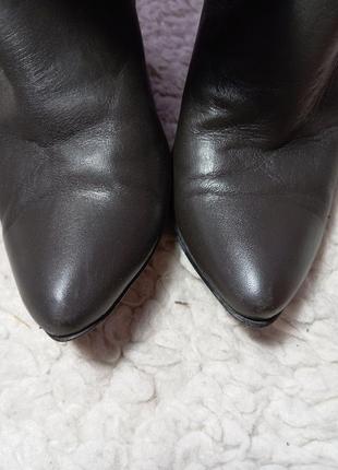 Кожаные ботинки деми сапоги козырек сапоги размер 377 фото