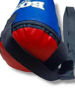 Груша боксерская boxer сувенирная 0,35 м кожвинил синяя3 фото