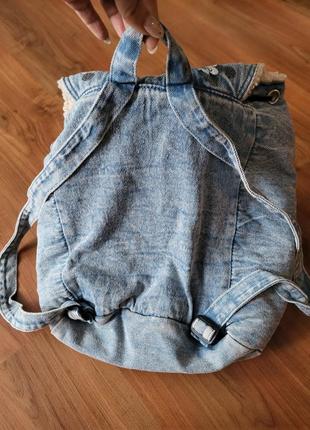 Zara зара стильний фірмовий джинсовий рюкзак disney дісней мікі маус5 фото