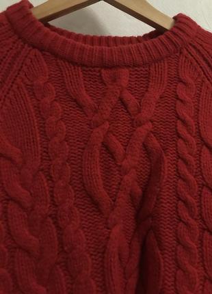 Теплый шерстяной свитер из овечьей шерсти2 фото