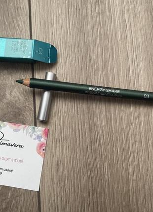 Kiko milano олівець для очей energy shake ginseng eyeliner & kajal 036 фото