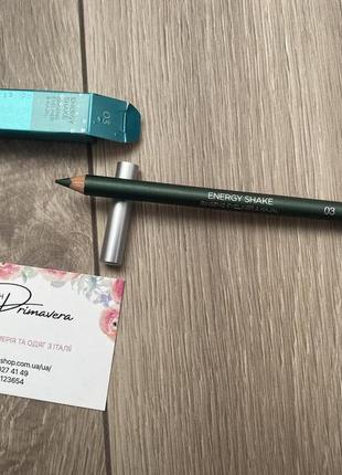 Kiko milano олівець для очей energy shake ginseng eyeliner & kajal 037 фото