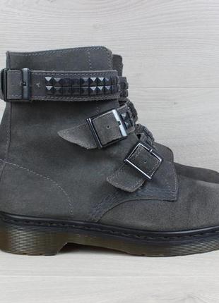 Замшевые женские ботинки dr. martens оригинал, размер 38