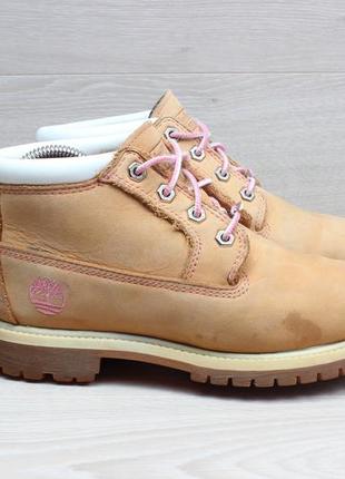 Нубукові жіночі черевики timberland LEATHER waterproof оригінал, розмір 37 — 38