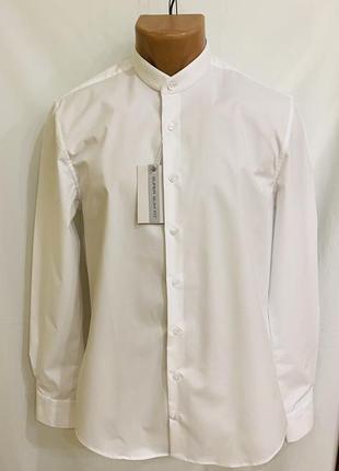 Белая рубашка стойка, limitless4 фото