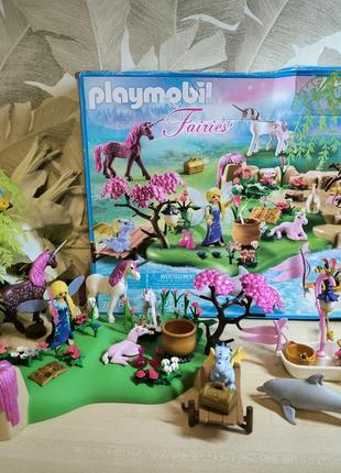 Конструктор playmobil набор 70167 fairies fairy unicorn феи единороги для девушек племобил
