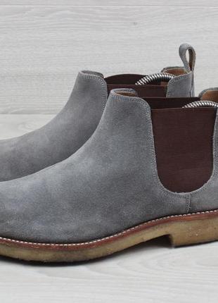 Жіночі замшеві черевики челсі grenson chelsea boots, розмір 38