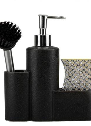 Диспенсер з губкою та щіткою