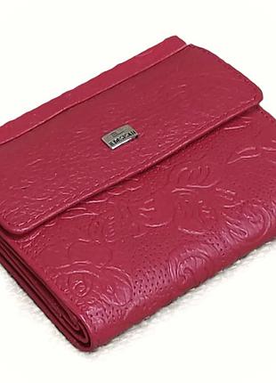 Кошелек женский кожаный desisan 10*12*1 красный (турция)