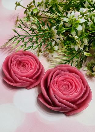 Набор мыло ручной работы с растительными и эфирными маслами две чайные розы и орхидея8 фото