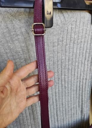 Натуральная кожаная сумка через плечо кросс боди италия dericci10 фото