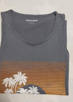Качественная стильная брендовая майка jack &jones