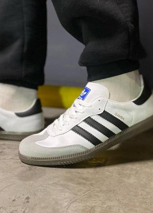 Акція! нові кросівки adidas samba white&black6 фото