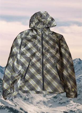 Спортивная куртка north ville оригинальная серая water resistant скалroof с капюшоном