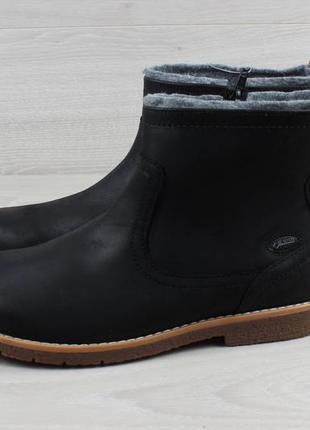 Шкіряні черевики / напівчеревики челсі clarks gore-tex, розмір 357 фото