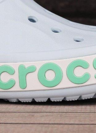 Крокс баябенд клог голубі crocs bayaband clog mineral blue / pistachio6 фото