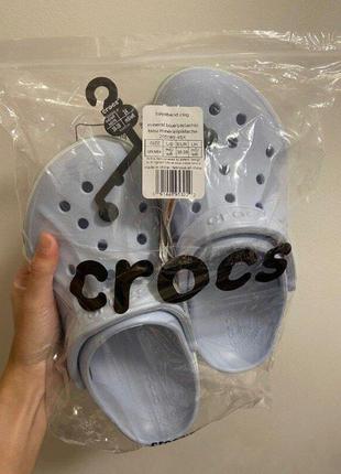 Крокс баябенд клог голубі crocs bayaband clog mineral blue / pistachio9 фото