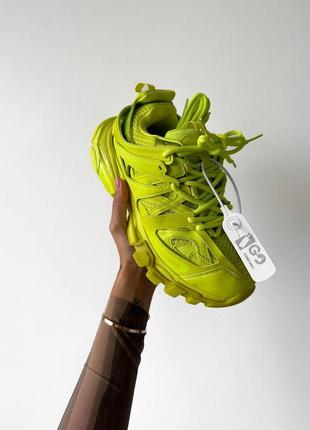 Кроссовки balenciaga track neon10 фото