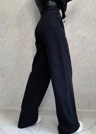 Трендовые повседневные джинсы палаццо, хит 2024 туреченчина10 фото