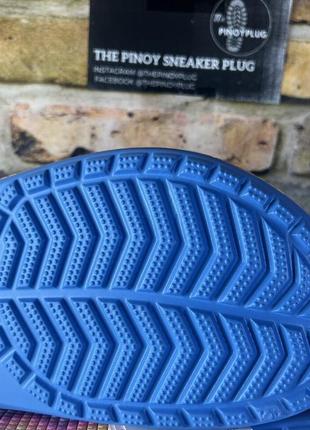 Крокс сабо баябенд клог мульті голубі crocs bayaband clog chevron powder blue / multi