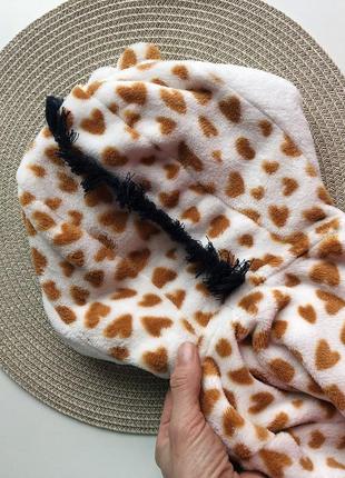 Кігурумі флісовий сліп плюшева піжама комбінезон для дому жираф3 фото