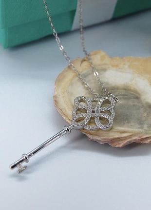 Ключик тиффані knot key pendant.3 фото