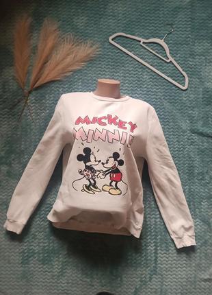Свитшот disney mickey minnie mouse