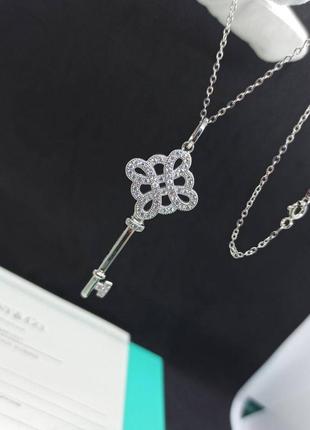 Ключик тиффані knot key pendant.8 фото