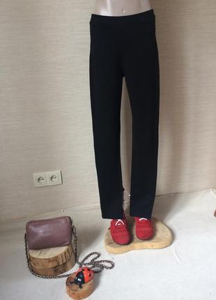Женские плотные чёрные лосины