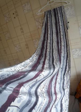Silk шелковый шарф, шарфик шейный платок 100% шелк бохо винтаж coachelа хиппи must have4 фото