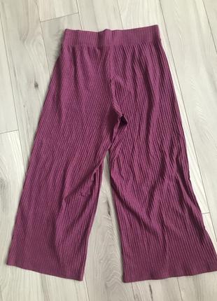 Женские брюки килоты (баклажанового цвета)2 фото