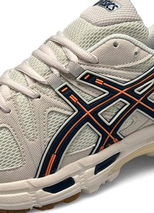 Мужские кроссовки asics gel-kahana 8 beige navy orange4 фото