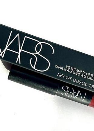 Nars матовый стойкий карандаш для губ цвет cruella powermatte high-intensity long-lasting lip pencil  оригинал7 фото