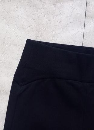 Брендовые плотные черные леггинсы штаны скинни с высокой талией zara, 36 размер.5 фото
