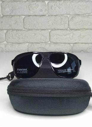 Распродажа! антибликовые мужские солнцезащитные очки porsche полароид polarized водительские черный5 фото