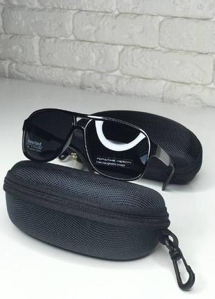 Распродажа! антибликовые мужские солнцезащитные очки porsche полароид polarized водительские черный7 фото
