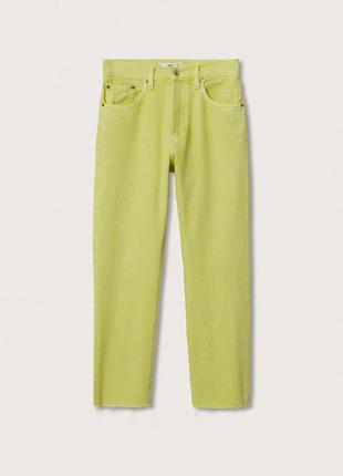 Джинси, джинси havana mango, джинси укорочені на болтах, джинси на ґудзиках яскраві, яркие ддинсы высокие7 фото