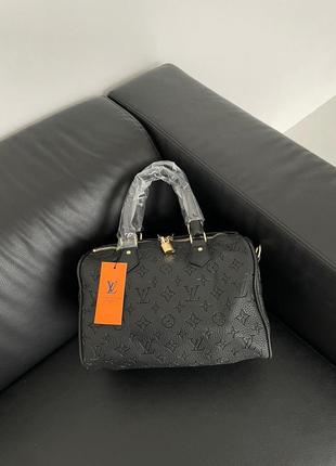 Женская сумка louis vuitton speedy 30 black6 фото